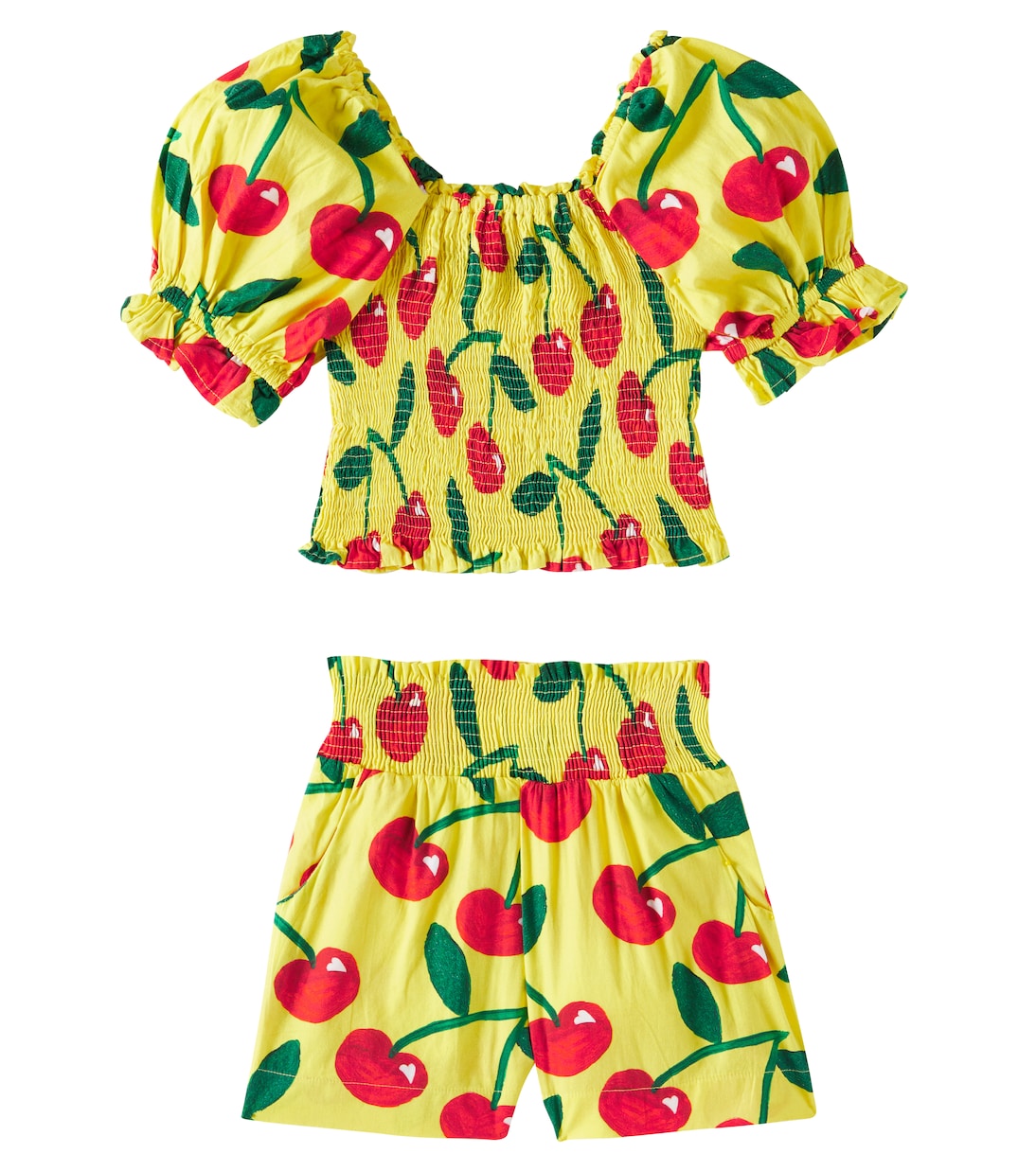 Printed cotton top and shorts | Fábula