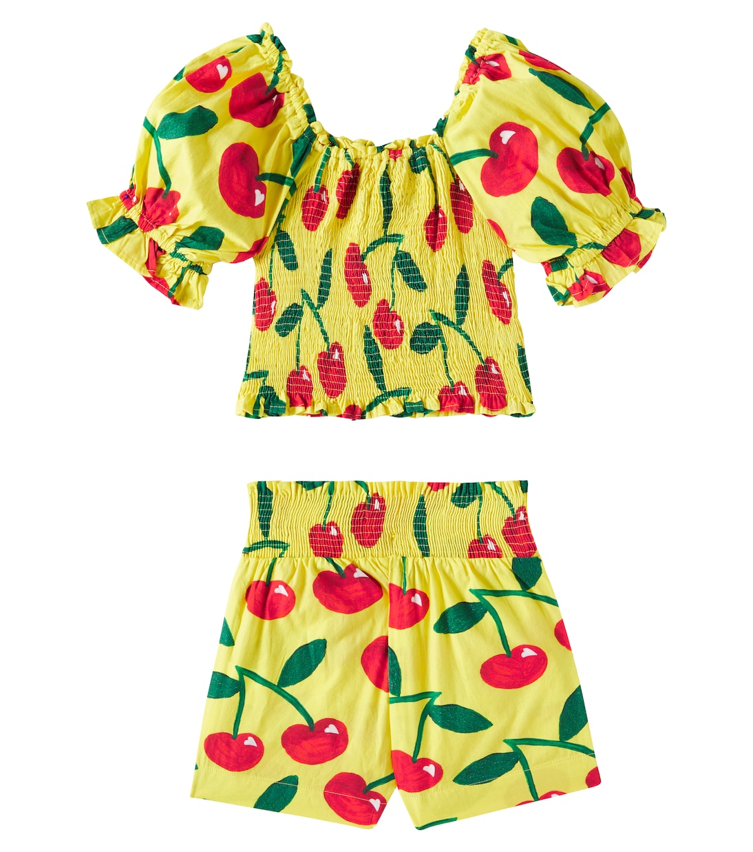 Printed cotton top and shorts | Fábula