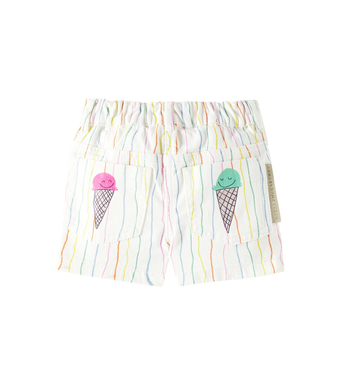 Baby striped cotton shorts | Stella McCartney Kids