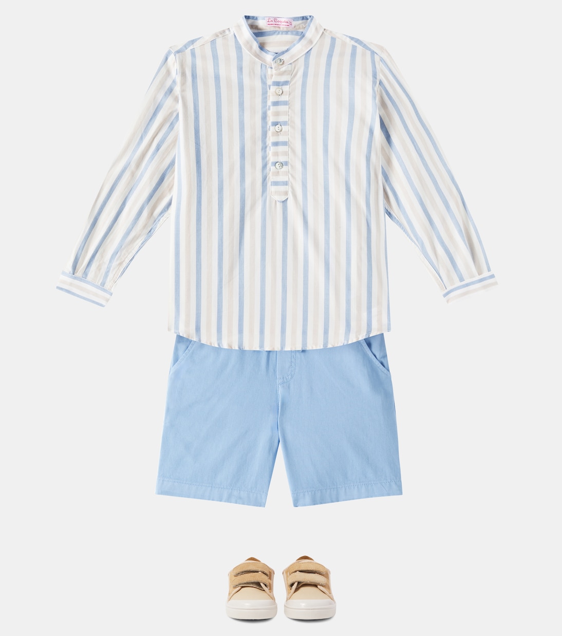 Camicia Jazmin in cotone a righe | La Coqueta