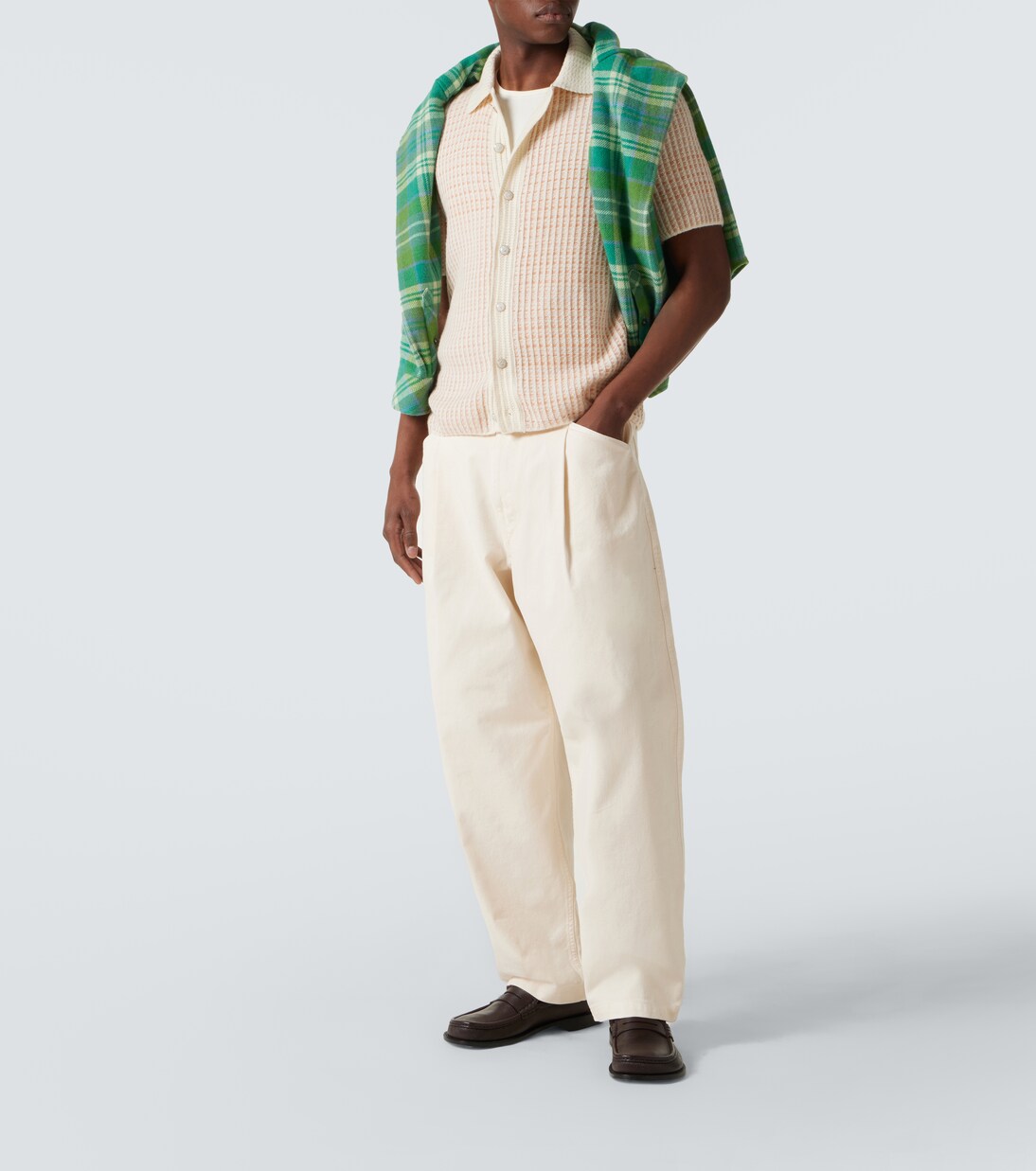 Hemd Noble aus Kaschmir mit Mondstein | God's True Cashmere