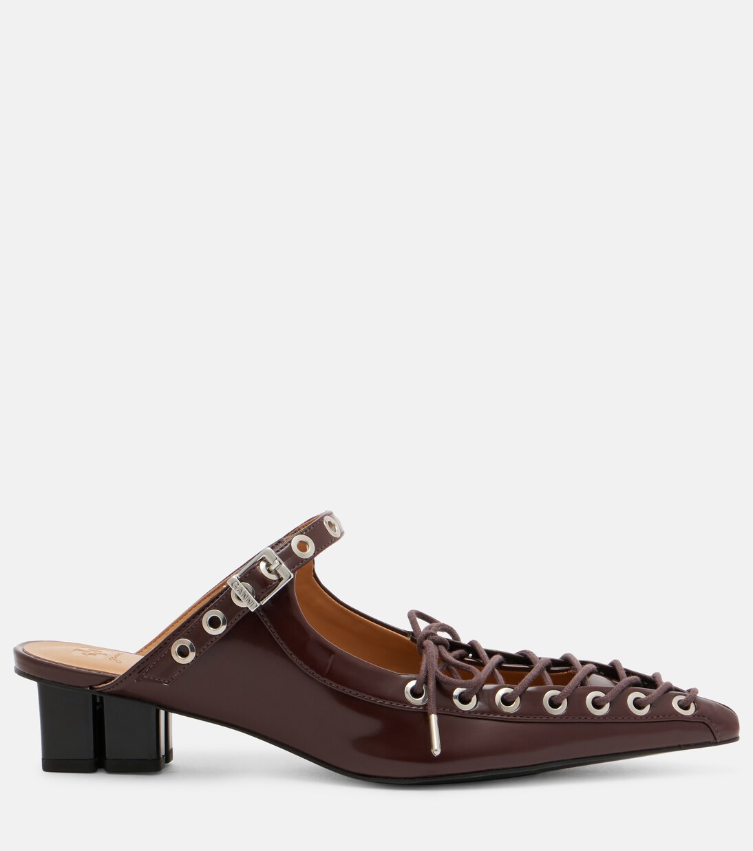 Mules Eyelets 35 | Ganni