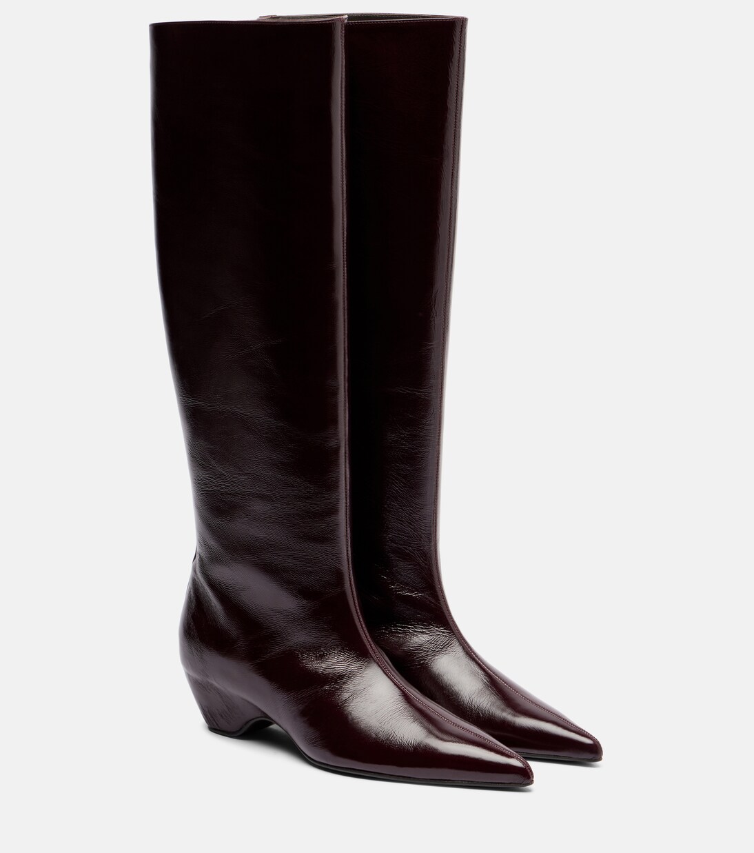 Sybil 40 leather knee-high boots | Khaite