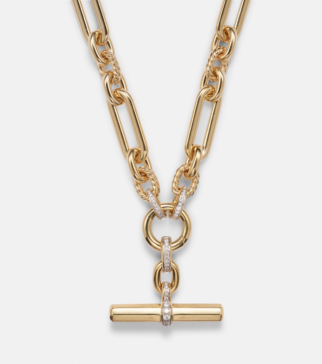 Halskette Lexington aus 18kt Gelbgold mit Diamanten | David Yurman