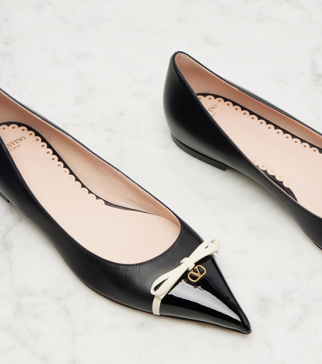 Bepointy leather ballet flats | Valentino Garavani