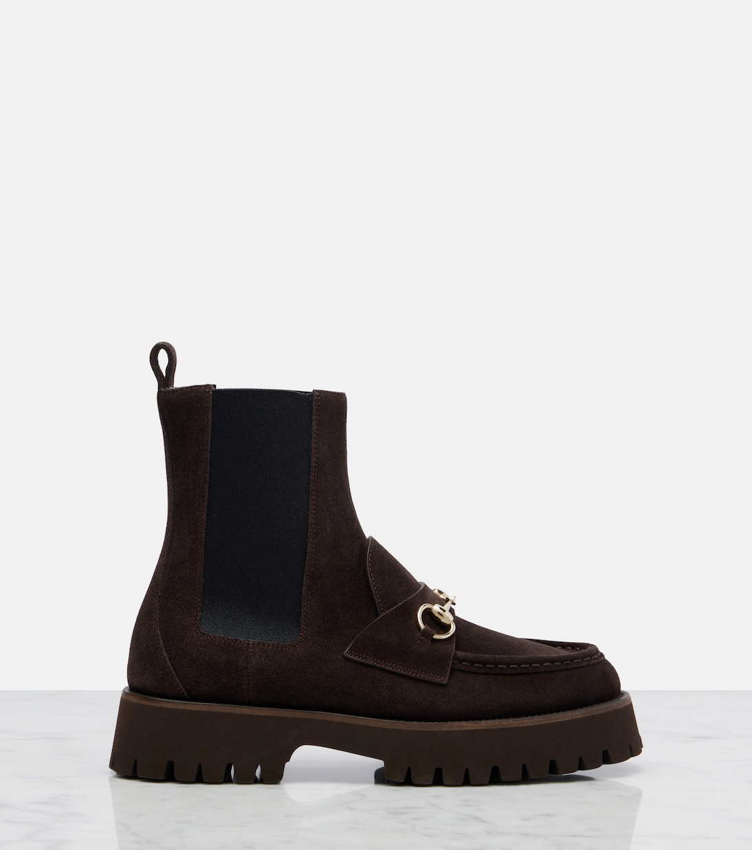 Bottines Chelsea Sylke en daim | Gucci