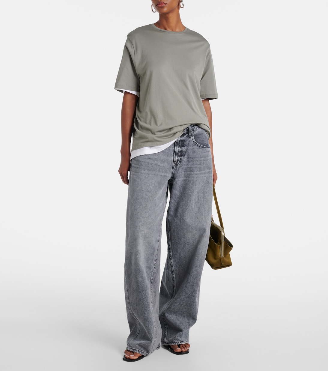 Alex mid-rise wide-leg jeans | Slvrlake