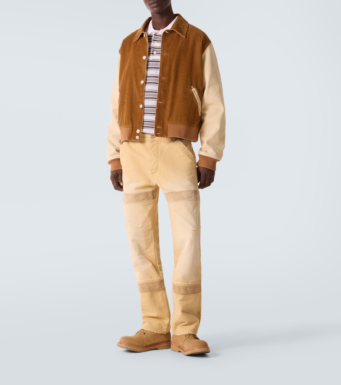 Homecoming cotton corduroy varsity jacket | Wales Bonner