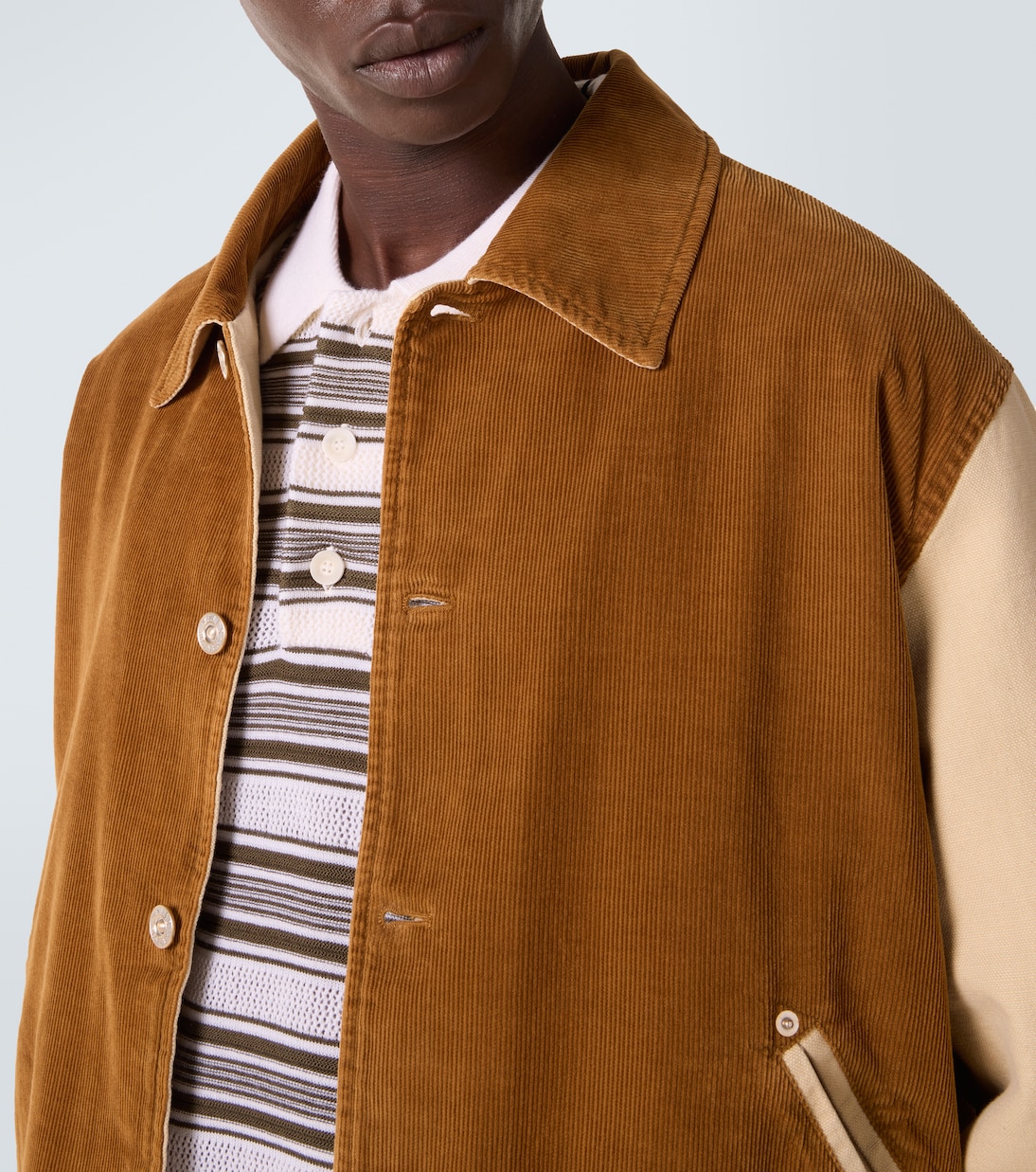 Homecoming cotton corduroy varsity jacket | Wales Bonner