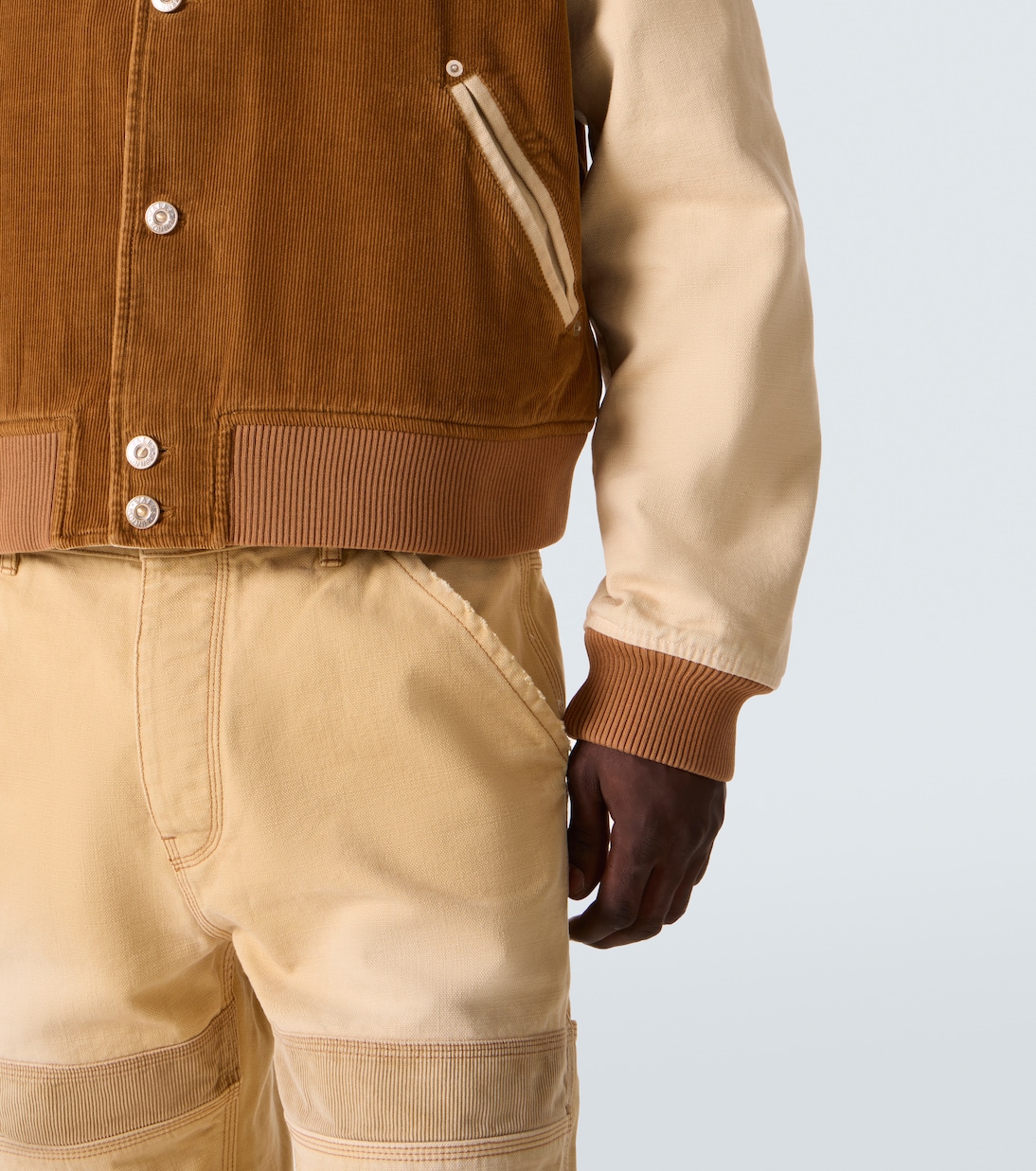 Homecoming cotton corduroy varsity jacket | Wales Bonner