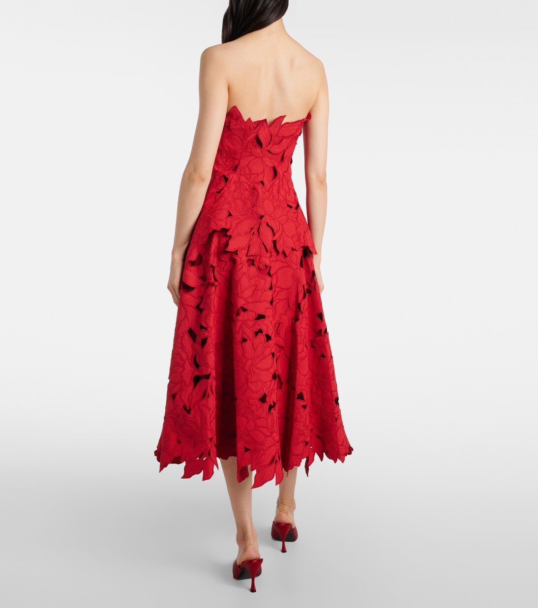 Robe midi Audrey en dentelle | Simkhai