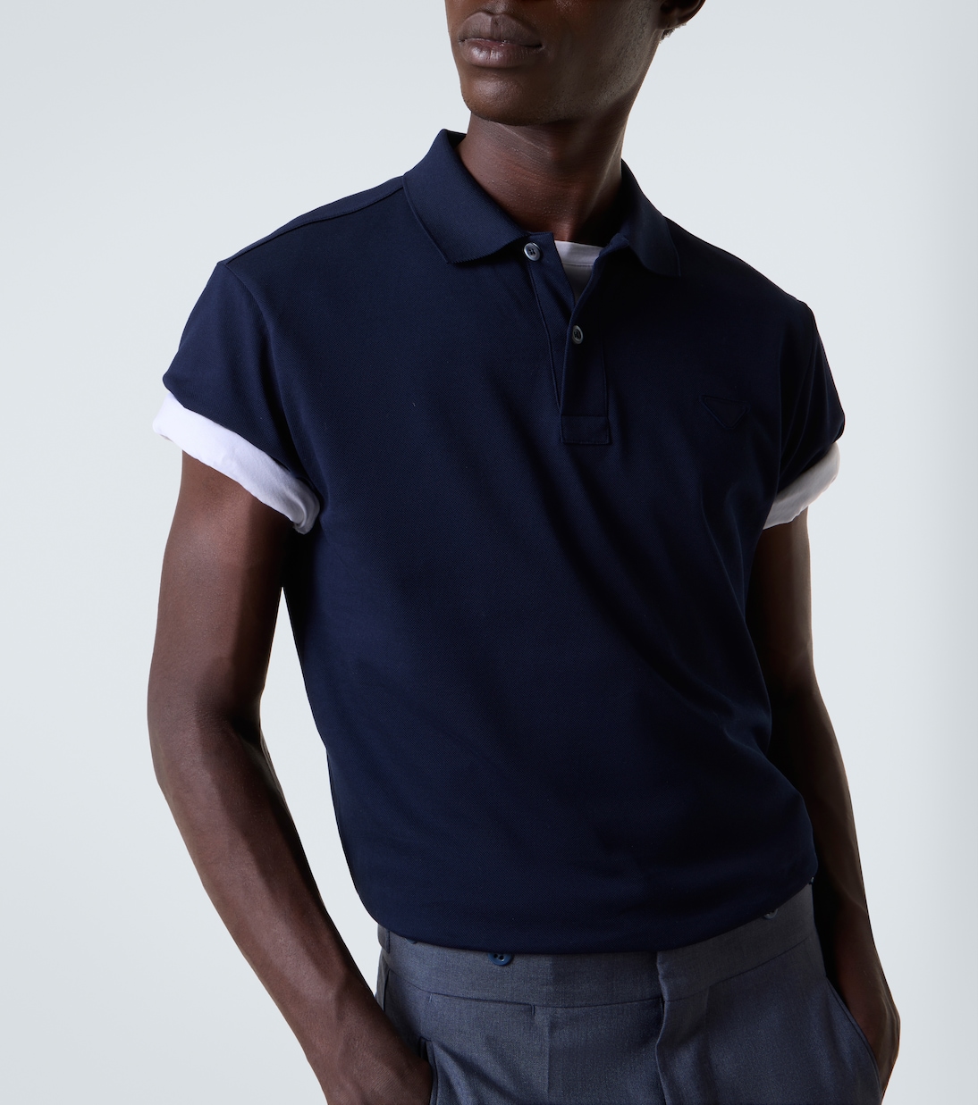 Cotton polo shirt | Prada