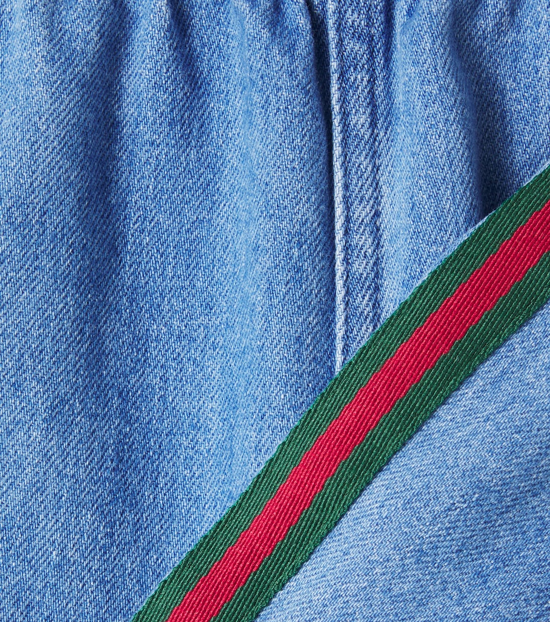Baby Web Stripe denim pants | Gucci Kids