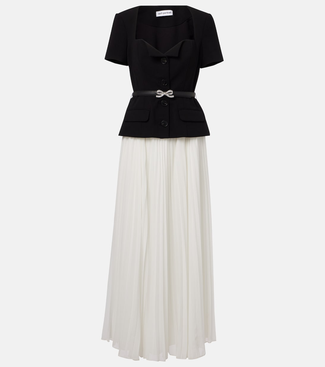 Robe longue en mousseline | Self-Portrait