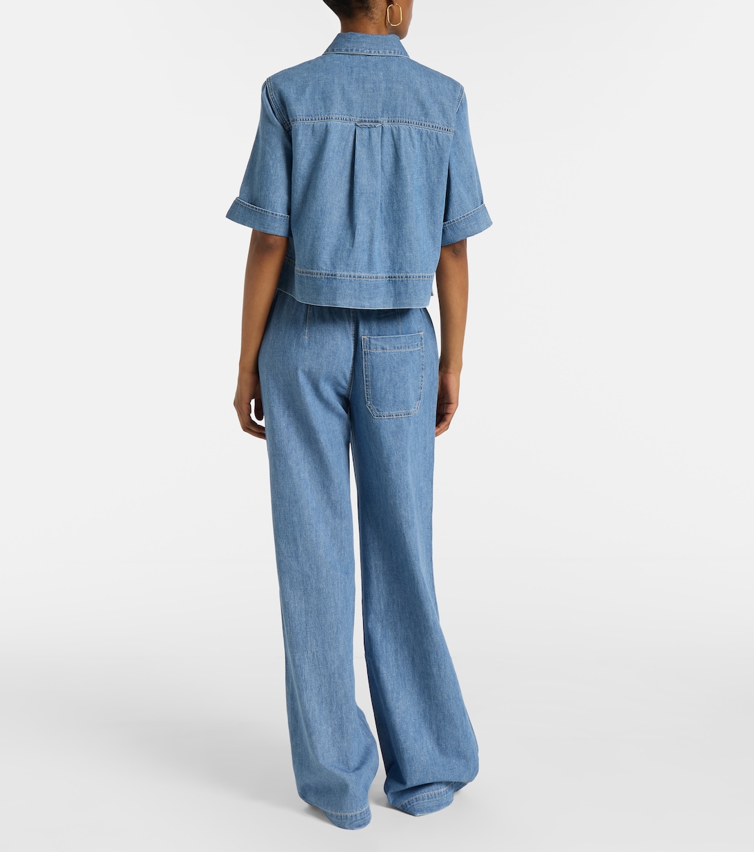 Spruce denim shirt | Veronica Beard