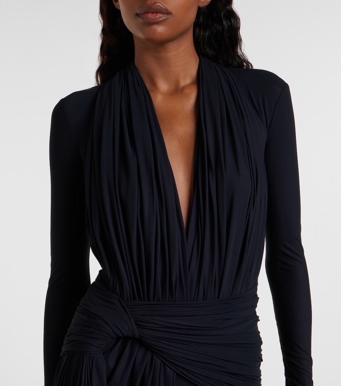 Asymmetric draped minidress | Balenciaga