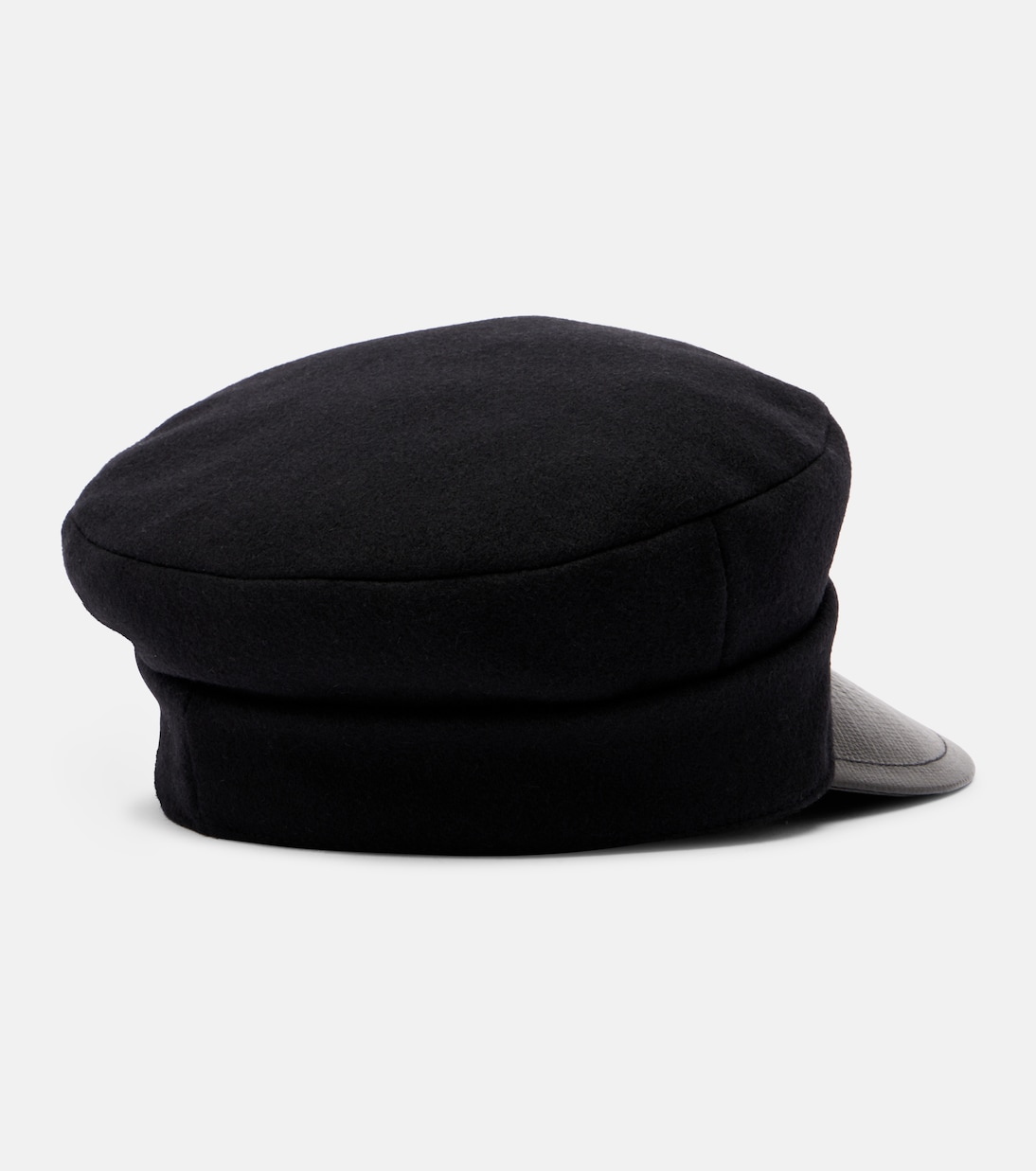 VLogo wool-blend felt newsboy cap | Valentino