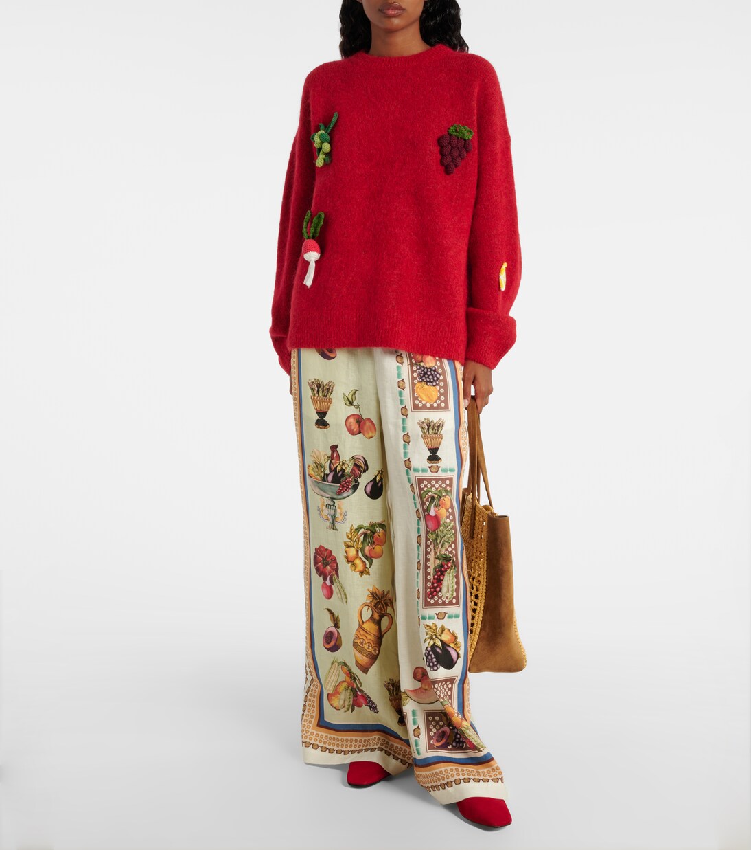 Pull Fruitto en alpaga, mohair et laine mélangés | Alémais