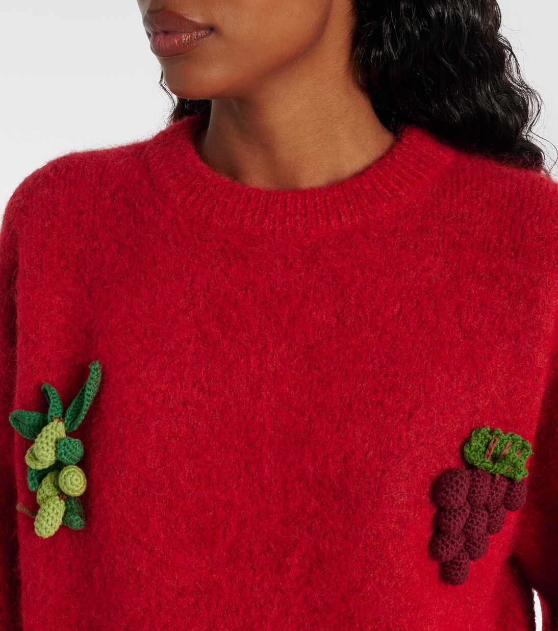 Pull Fruitto en alpaga, mohair et laine mélangés | Alémais