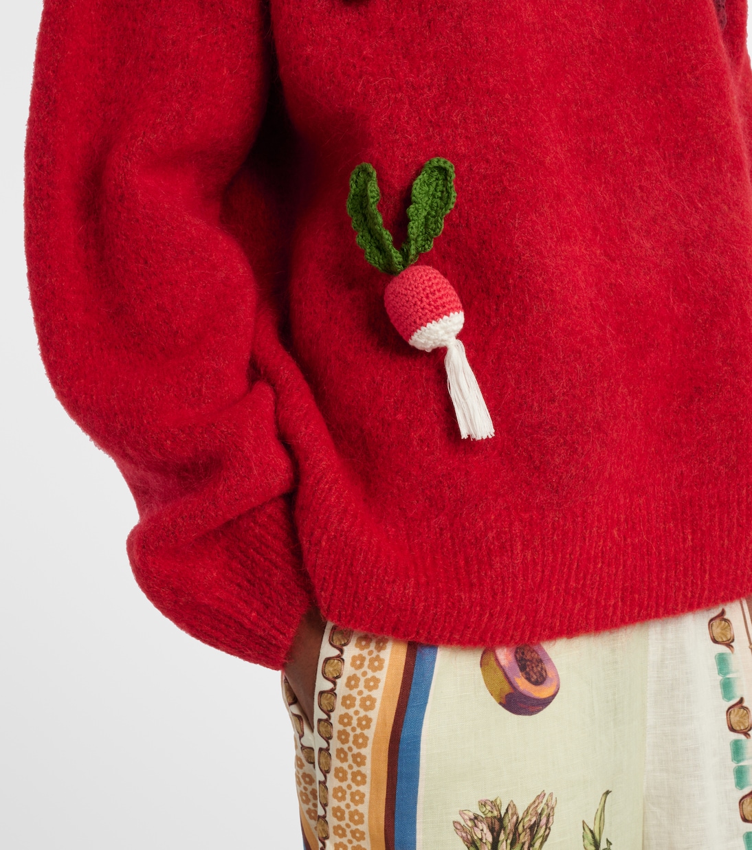 Pull Fruitto en alpaga, mohair et laine mélangés | Alémais