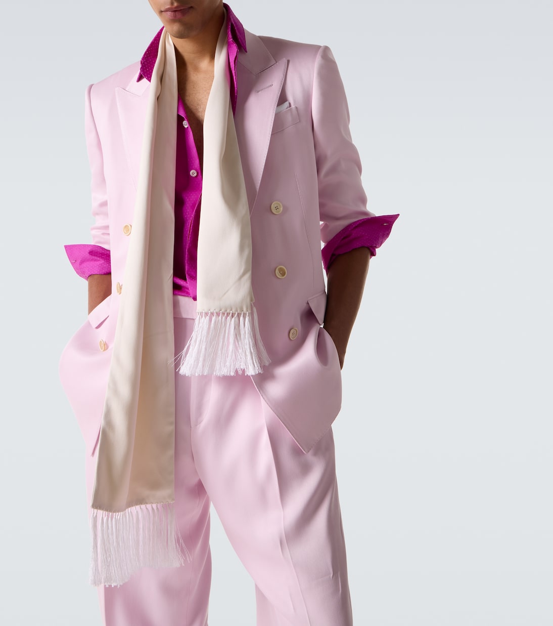 Silk gabardine scarf | Tom Ford