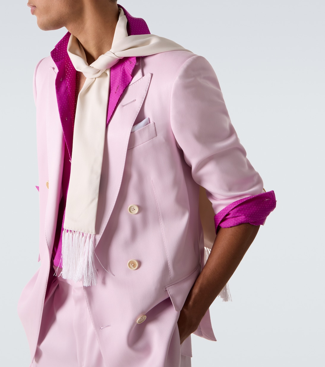 Silk gabardine scarf | Tom Ford