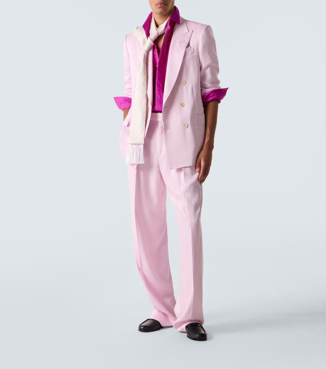 Silk gabardine scarf | Tom Ford