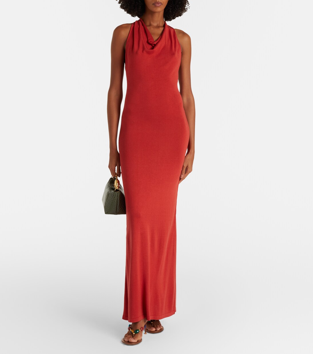 Embellished leather thong sandals | Gianvito Rossi