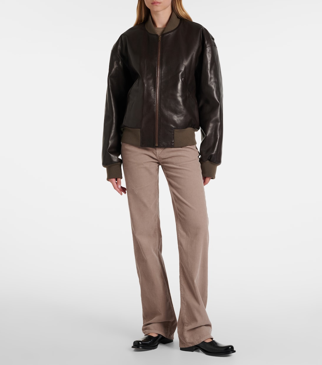 Gerade Hose Carlyl aus Baumwoll-Cord | The Row