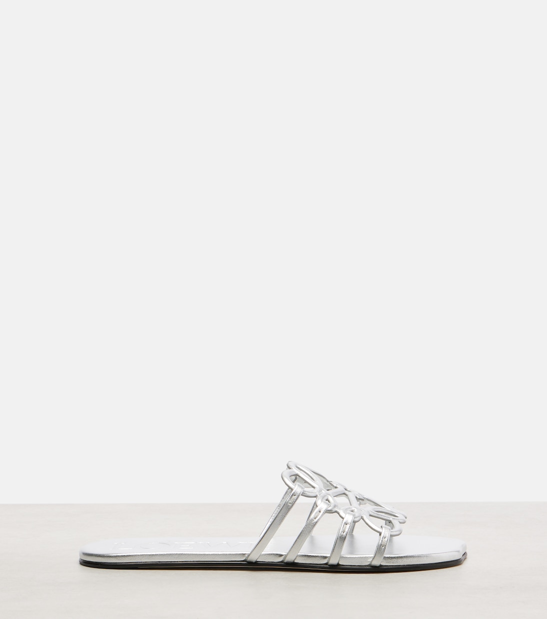 Petal Anagram leather slides | Loewe