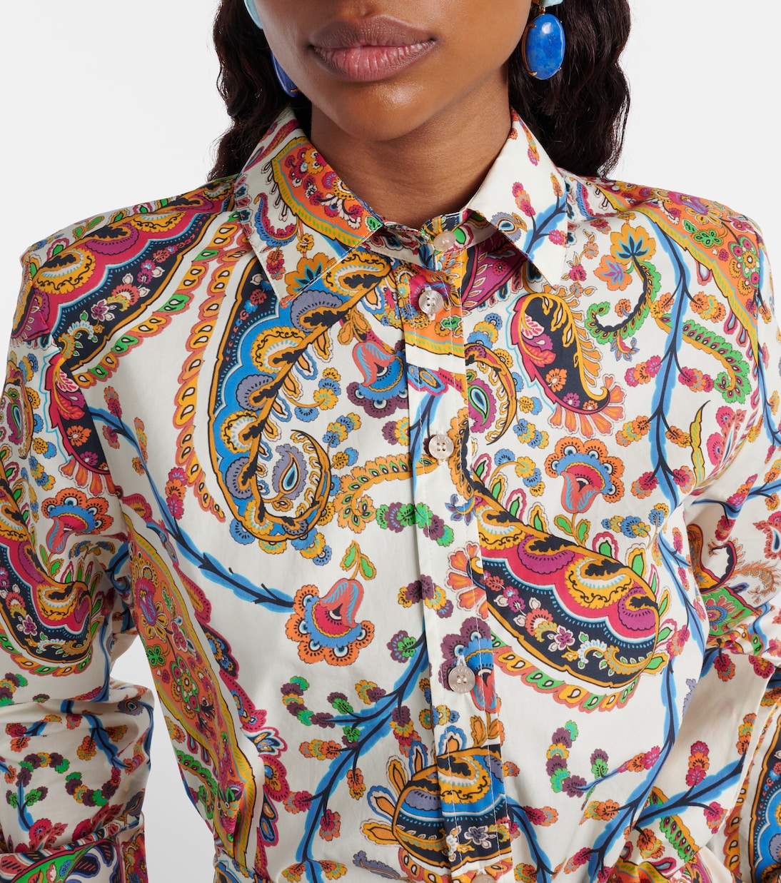 Wickelkleid aus Baumwolle | Etro