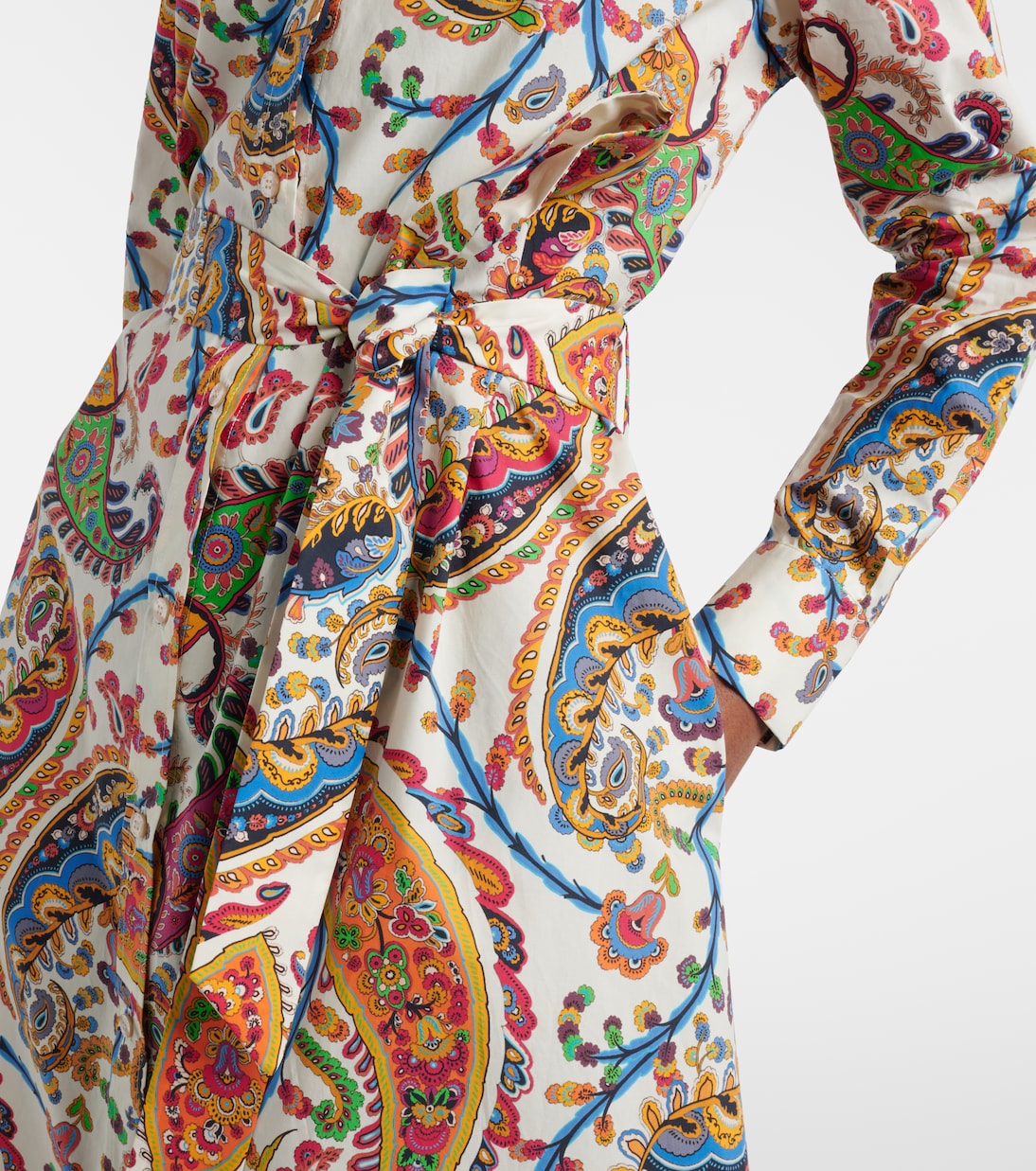 Wickelkleid aus Baumwolle | Etro