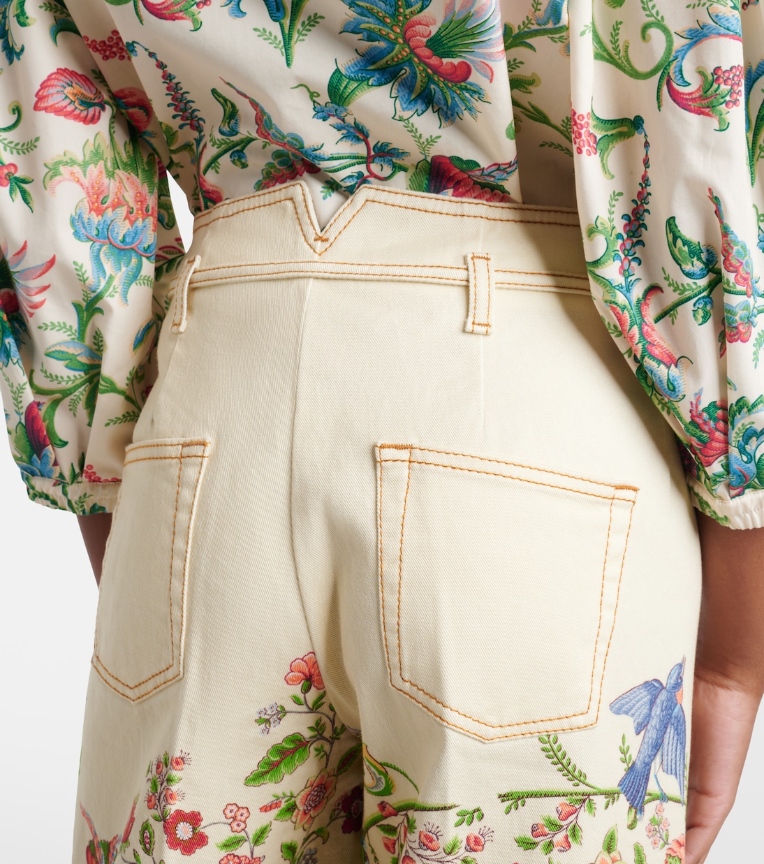 Bedruckte Wide-Leg Jeans | Etro