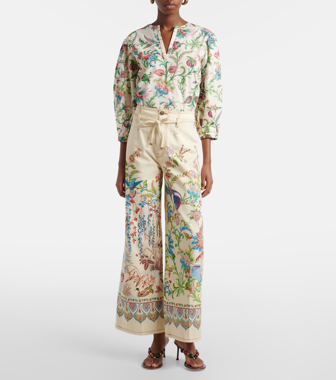 Bedruckte Wide-Leg Jeans | Etro