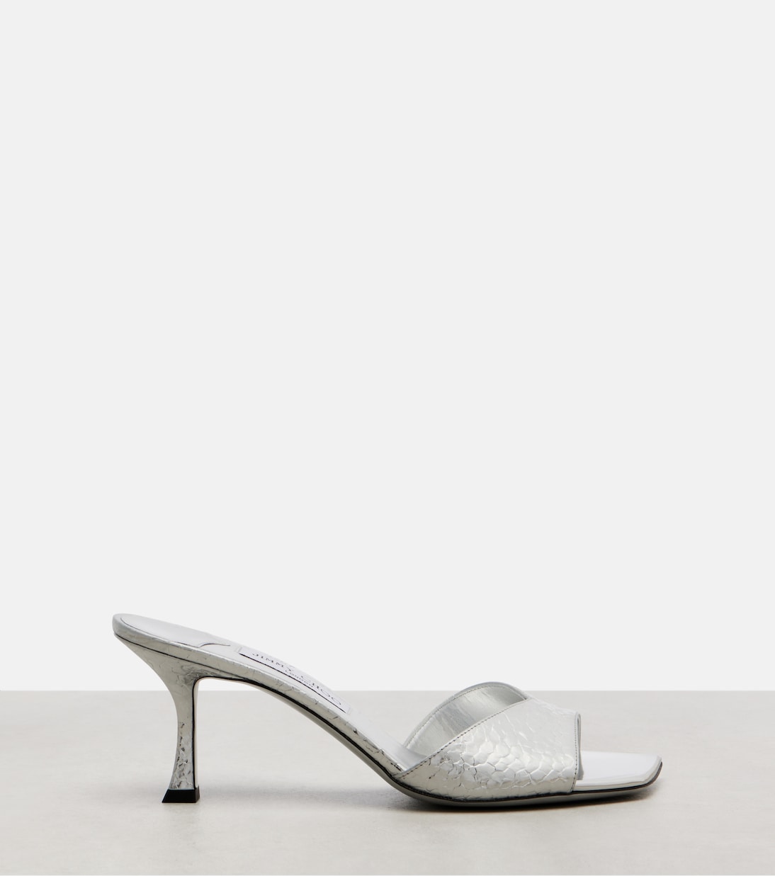 Skye 70 metallic leather mules | Jimmy Choo