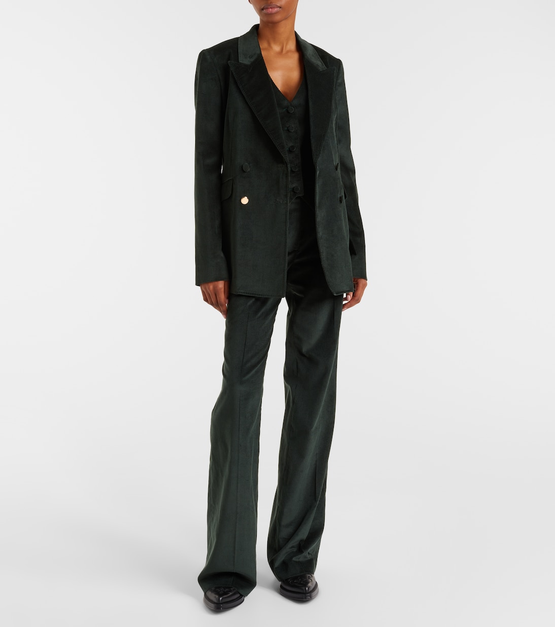 Vesta cotton corduroy flared pants | Gabriela Hearst