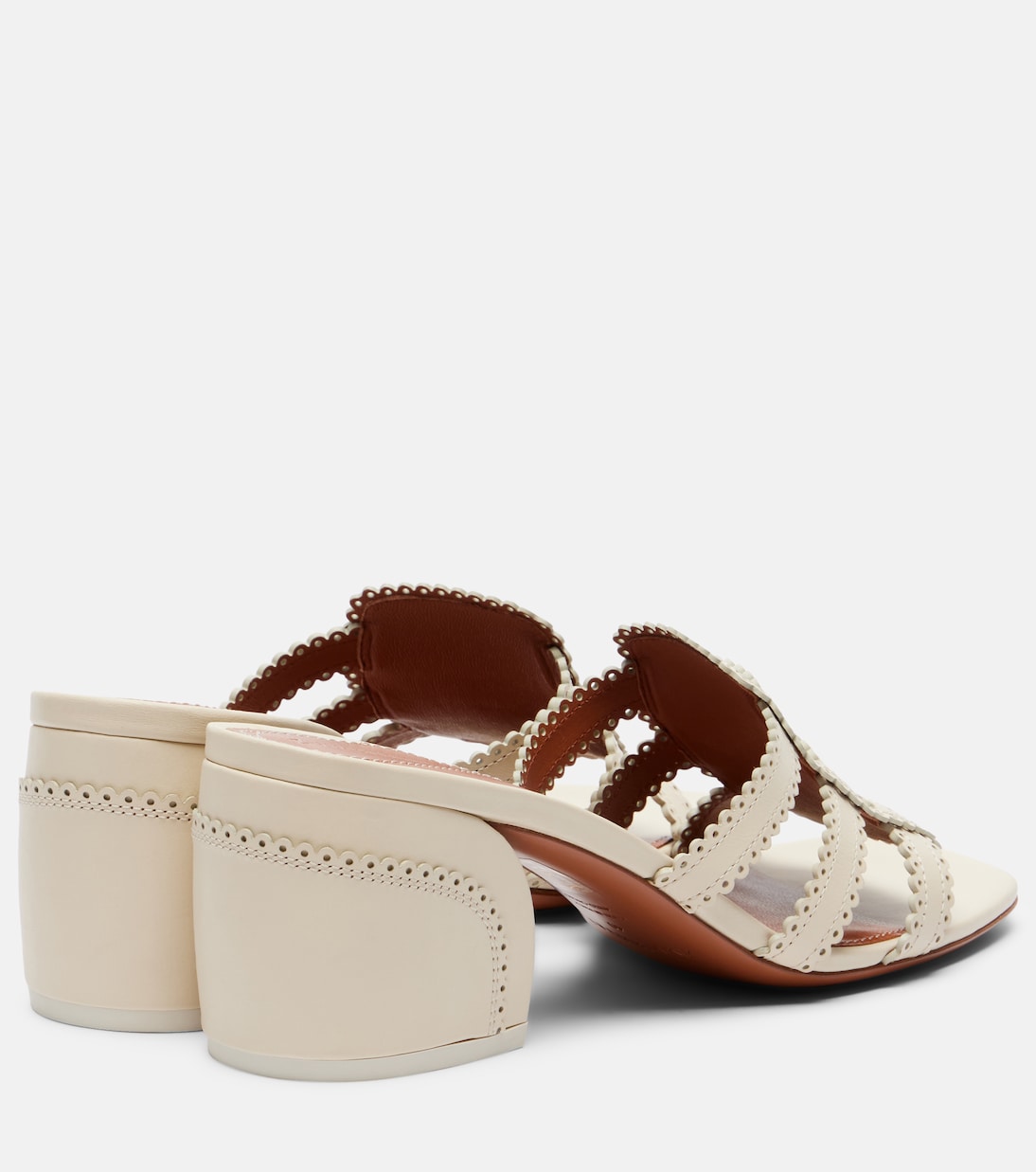 Goldie 65 leather mules | Zimmermann