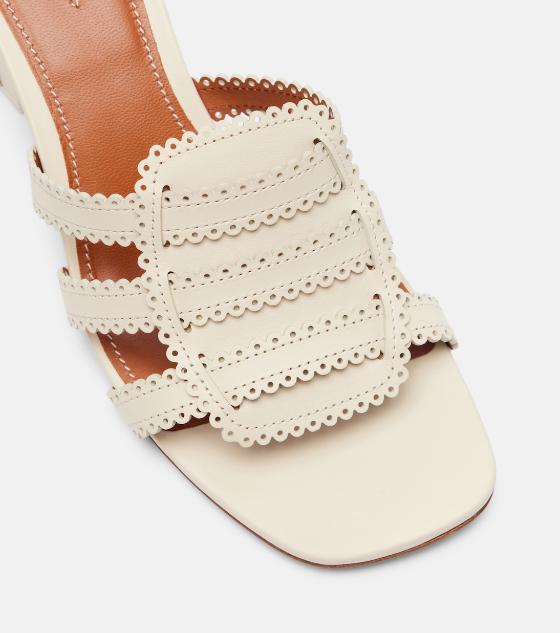 Goldie 65 leather mules | Zimmermann