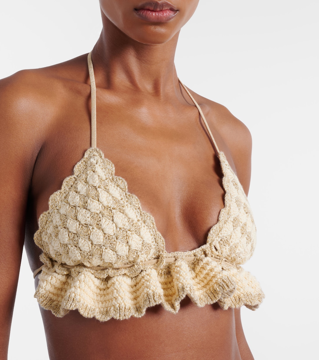 Bikini Wanderlust aus Häkelstrick und Lamé | Zimmermann