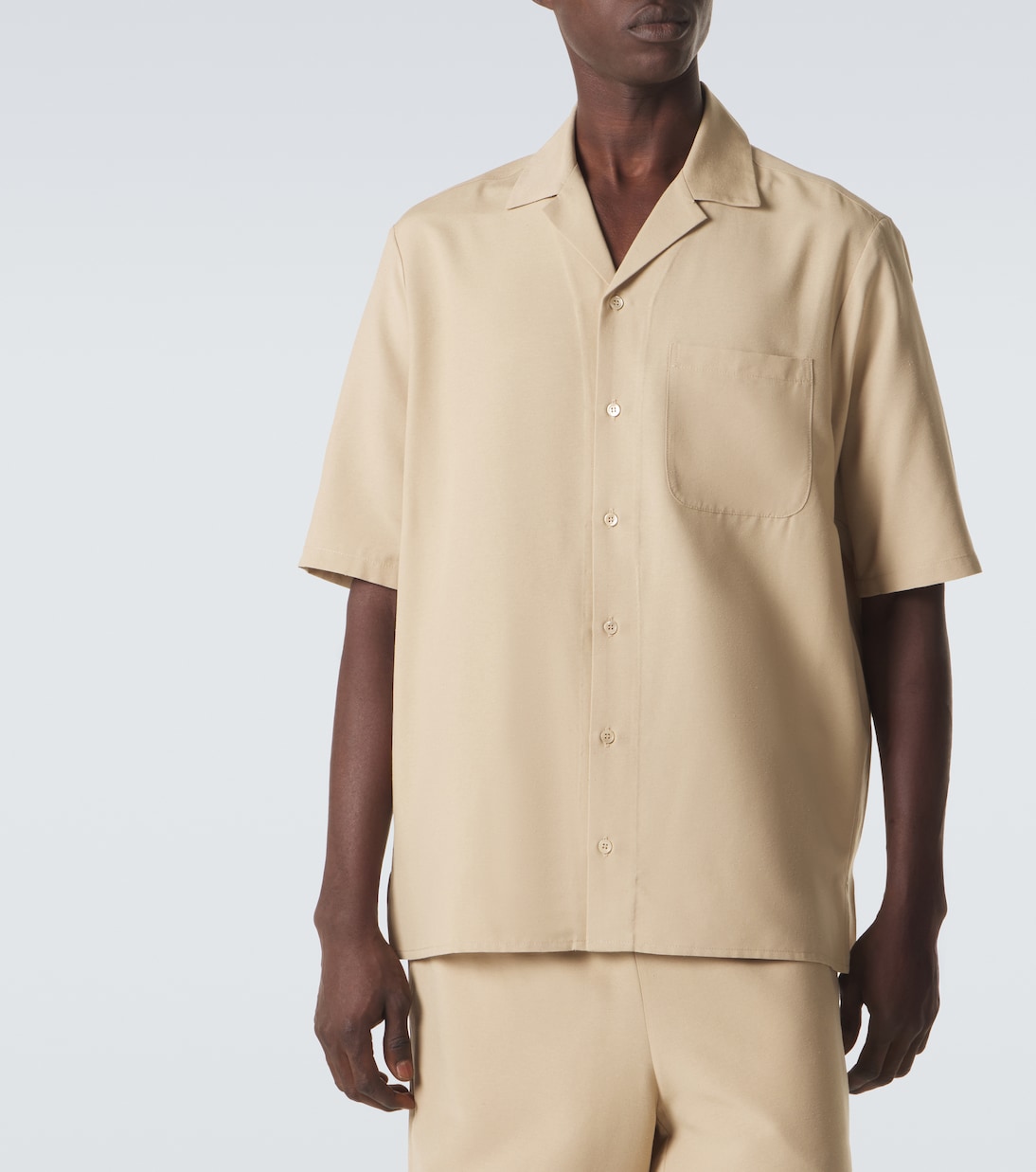 Silk bowling shirt | Le Kasha