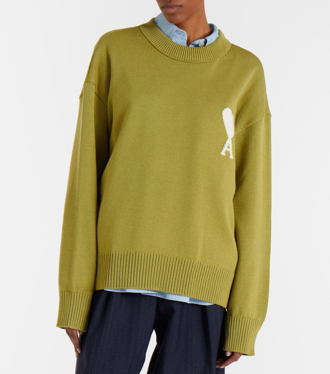 Ami De Cœur wool and cotton sweater | Ami Paris