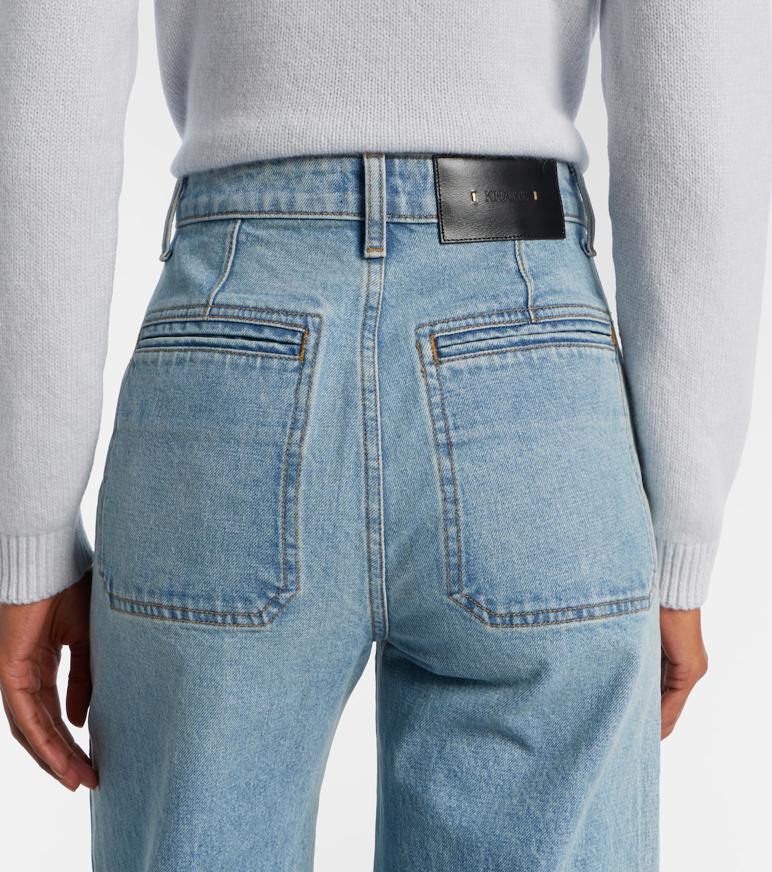 Pantaloni regular Delmonico in cotone | Khaite