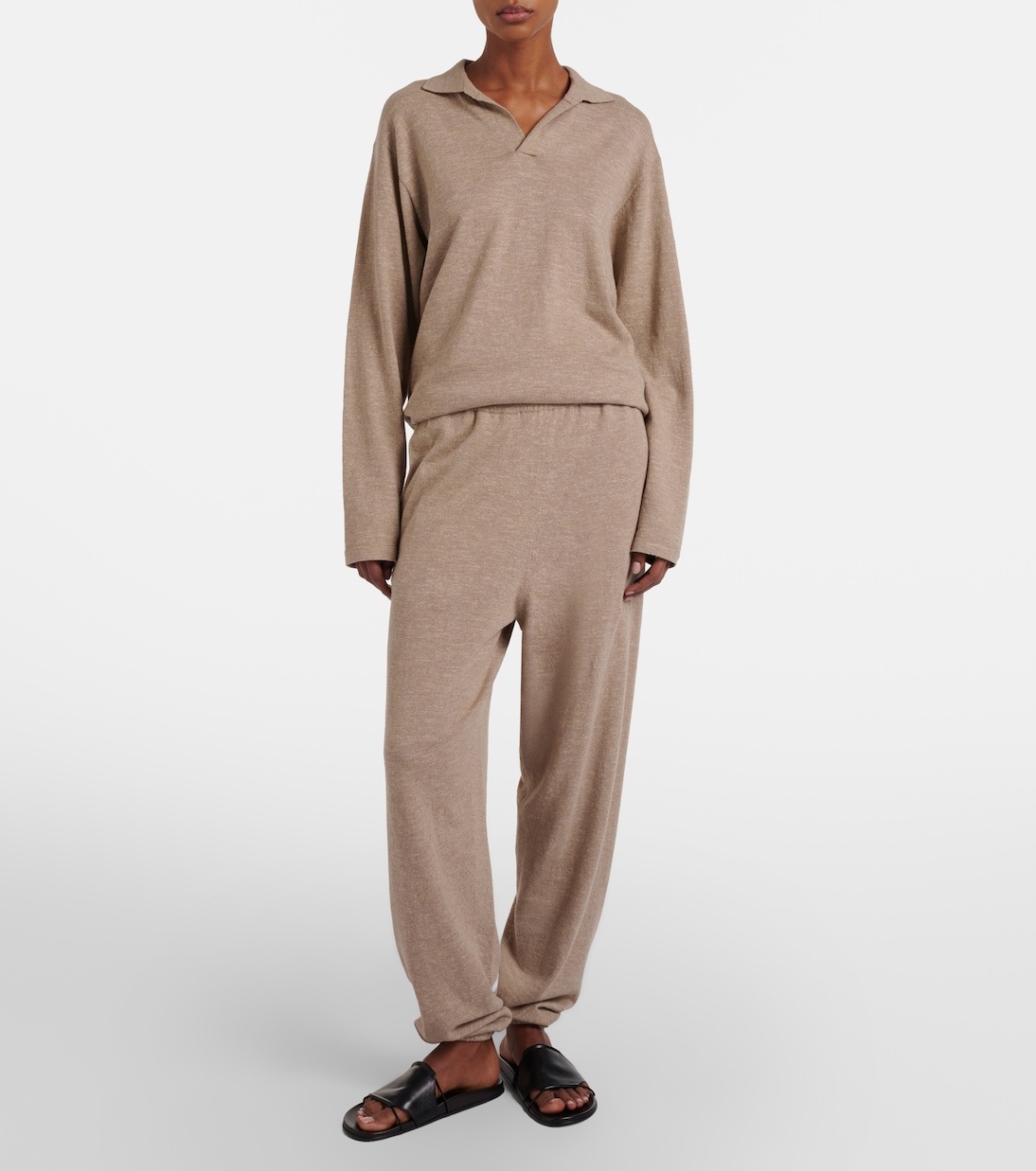 Polopullover Niosa aus Baumwolle und Leinen | The Row