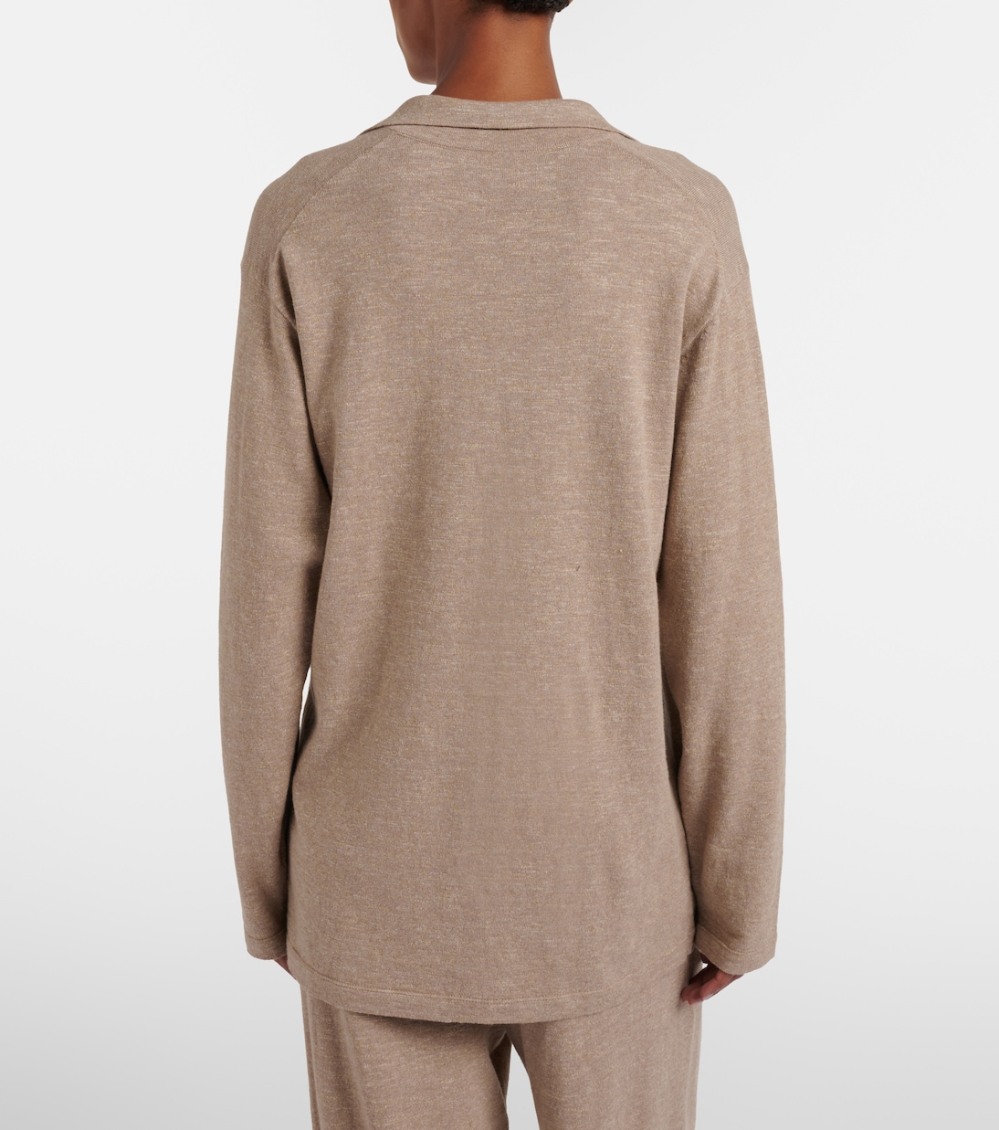 Polopullover Niosa aus Baumwolle und Leinen | The Row