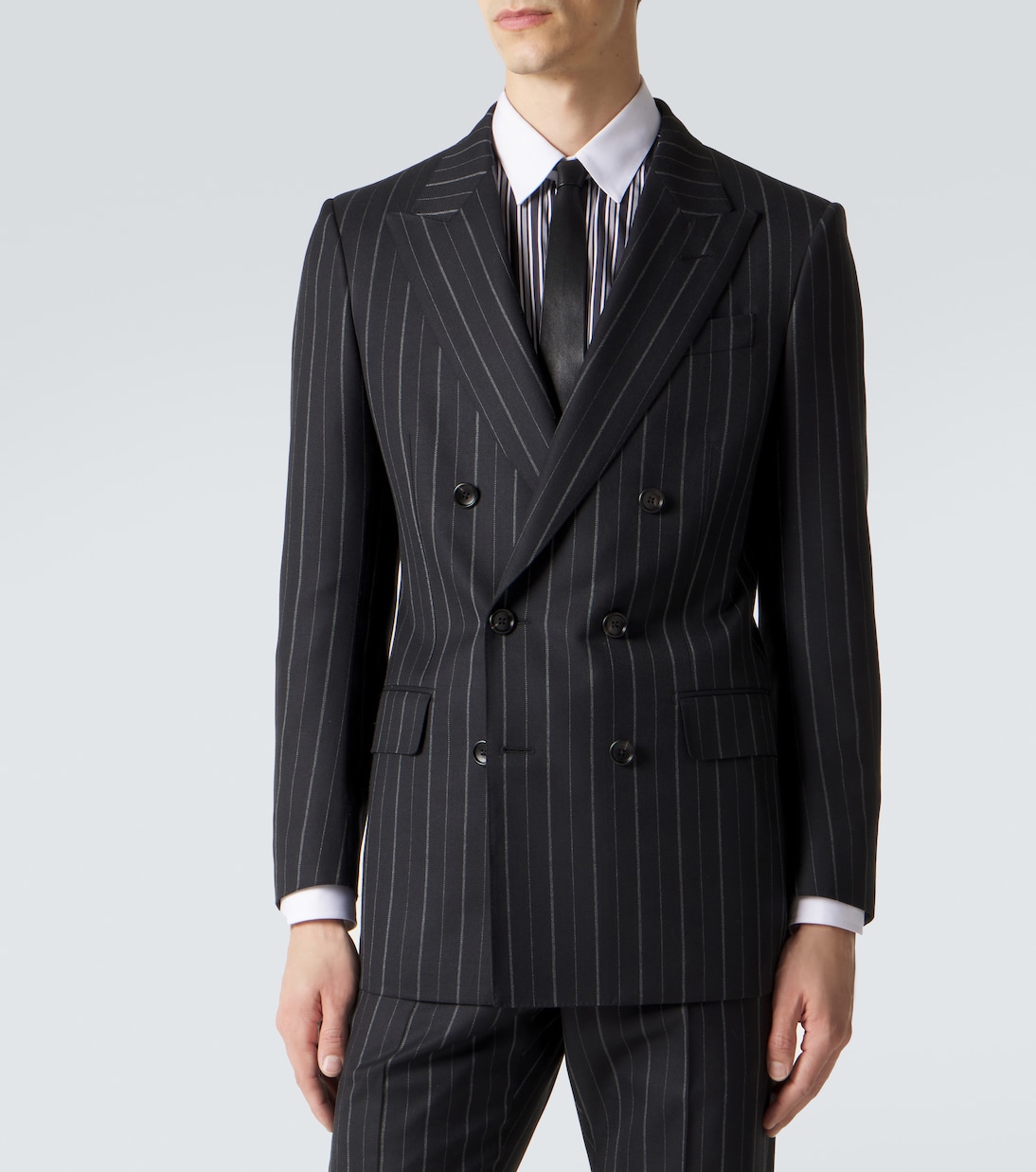 Blazer rayé en laine | Tom Ford