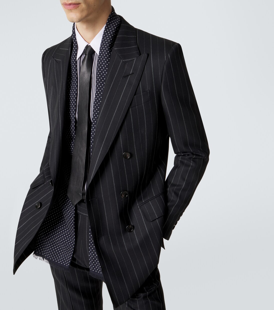 Blazer rayé en laine | Tom Ford