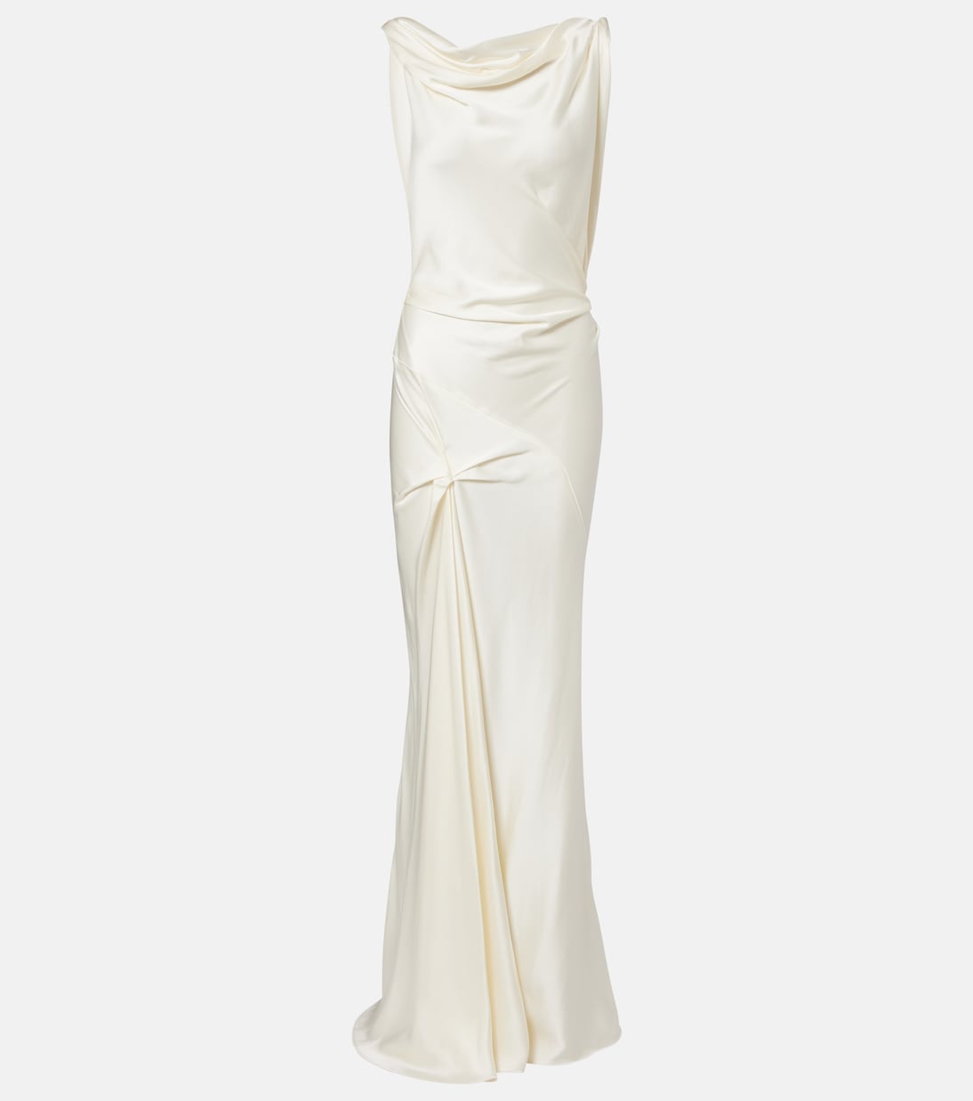 Robe Posy aus Satin | Victoria Beckham
