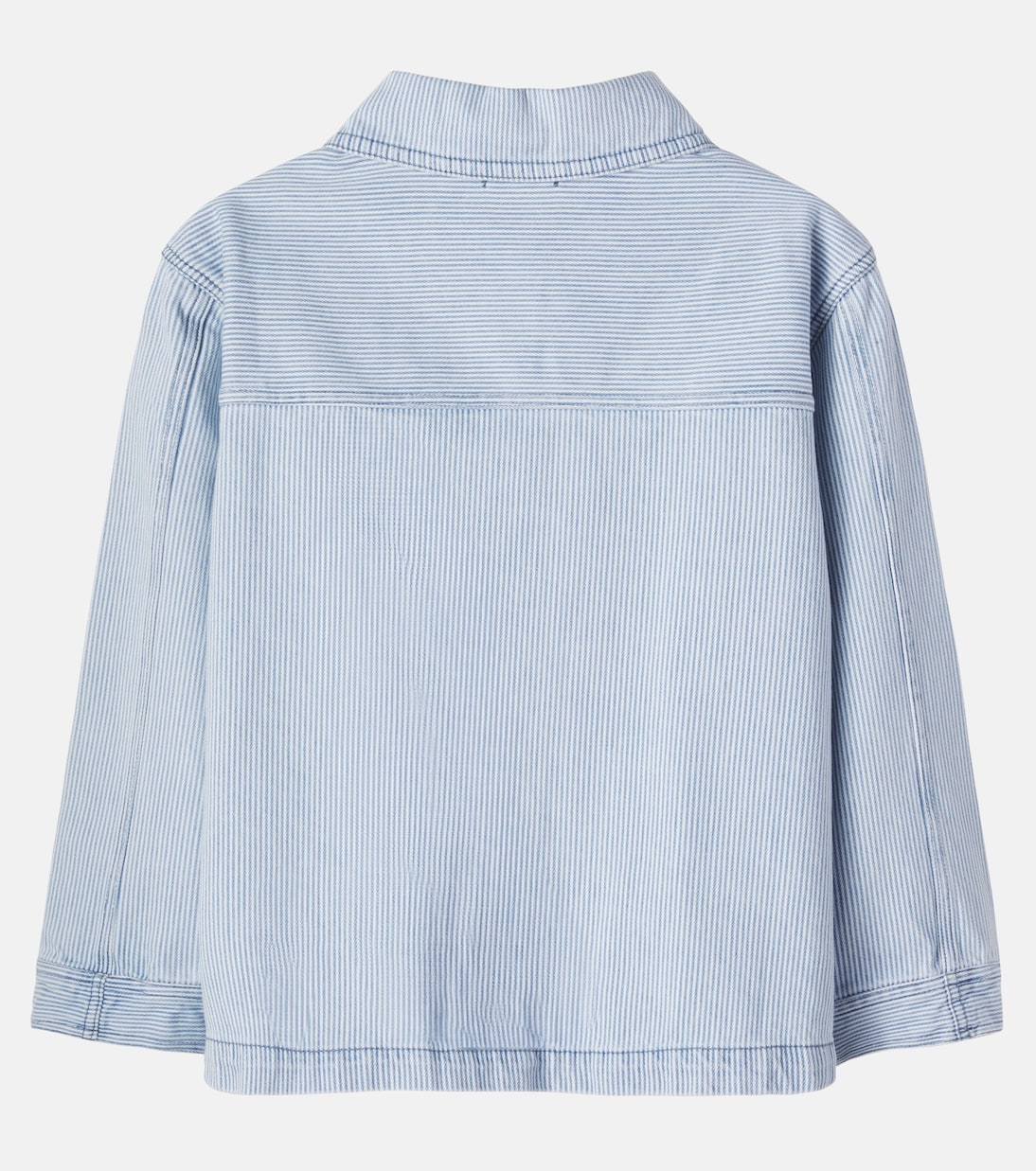 Ridge striped denim jacket | Cozmo