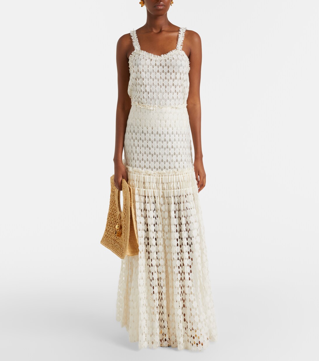 Aris cotton-blend lace maxi skirt | Ulla Johnson