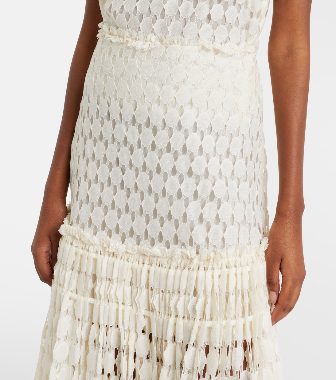 Aris cotton-blend lace maxi skirt | Ulla Johnson